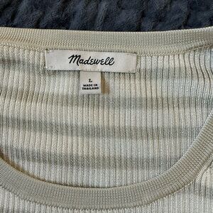 Madewell Brand New Micro Stripe Sweater